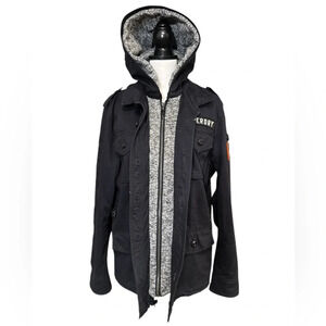 Superdry Rookie Military Coat and Field Jacket - men’s size XL